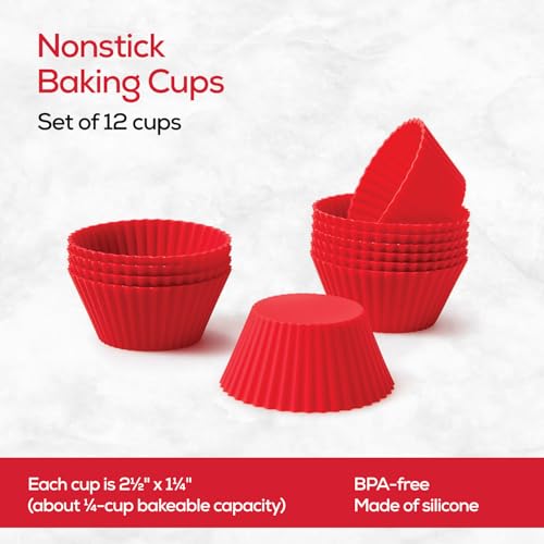 Baking Company Silicone Muffin Cups (12 Count)