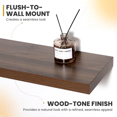 72 Inch Floating Shelves