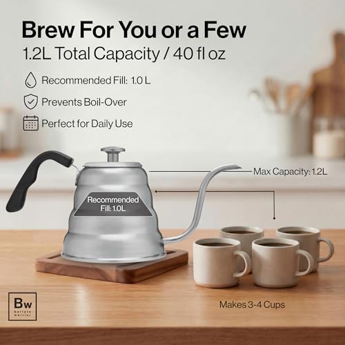 Gooseneck Kettle with Thermometer