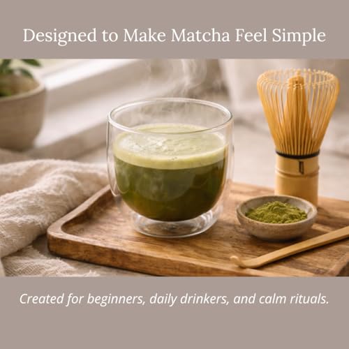 HAPPY PATH & CO Matcha Whisks for Japanese Matcha Tea (2 Count)