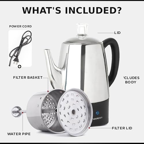 10 Cup Electric Percolator Coffee Pot