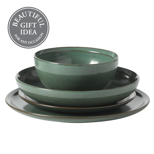 Beckett Stoneware Matte Reactive Glaze 16 Piece
