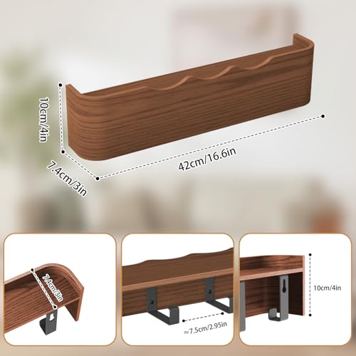 Wall Mounted Coat Rack with Shelf