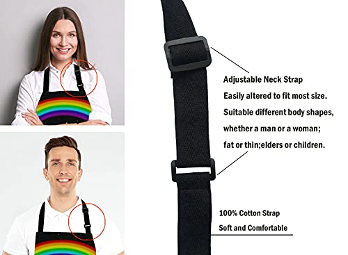 Unicorn Cat Adjustable Bib Apron