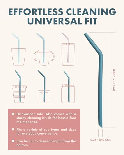 Reusable Silicone Straws