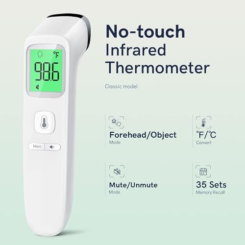 Touchless Thermometer for Kids and Adults