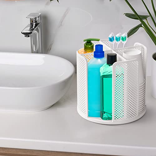 Cup and Lid Organizer Cup Dispenser Coffee Cup Organizer Paper Cup Holder Rotating for Bathroom (4 Count)