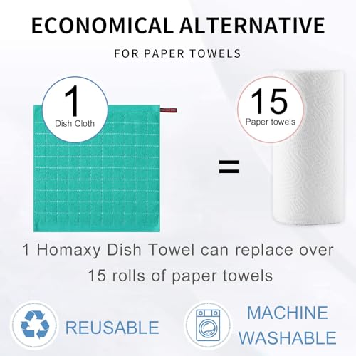 100% Cotton Terry Kitchen Towels (12 Count)