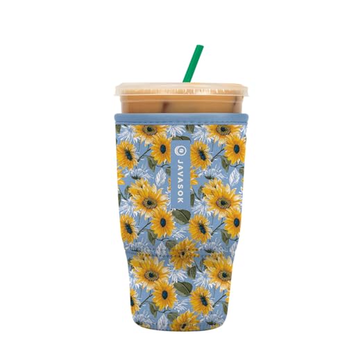 JavaSok Iced Coffee & Cold Soda Insulated Neoprene Cup Sleeve