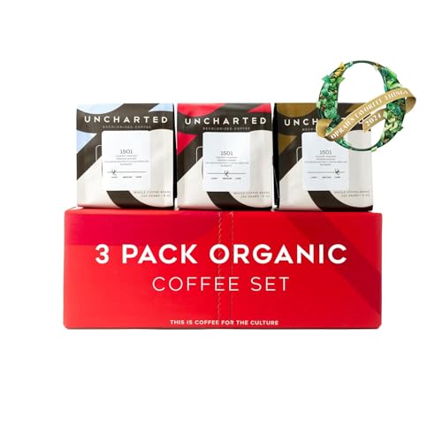 Single Origin Organic Coffee Beans Gift Box (27 Ounce)