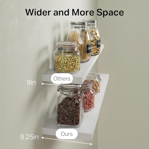 White Floating Shelves 47.2in