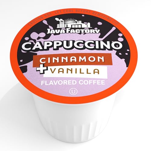 Coffee Pods Vanilla Cream and Cinnamon Flavored Coffee for Keurig K Cup Brewers (40 Count)