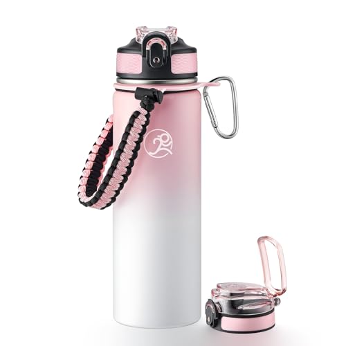 24oz Insulated Stainless Steel Travel Water Bottle