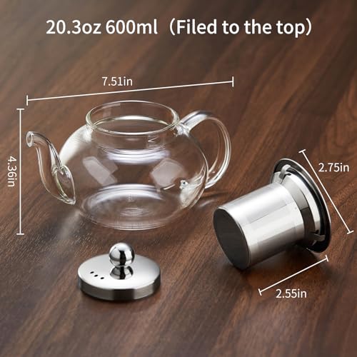 Glass Teapot with Infuser