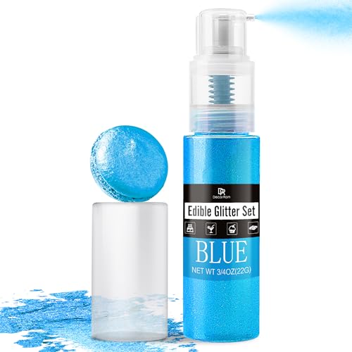 Blue Edible Glitter Spray