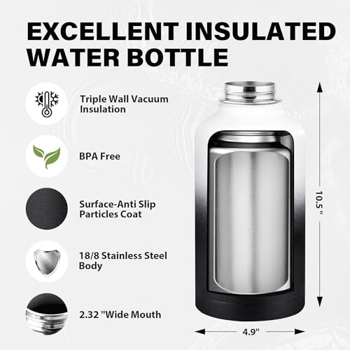 Insulated Water Bottle 64 oz