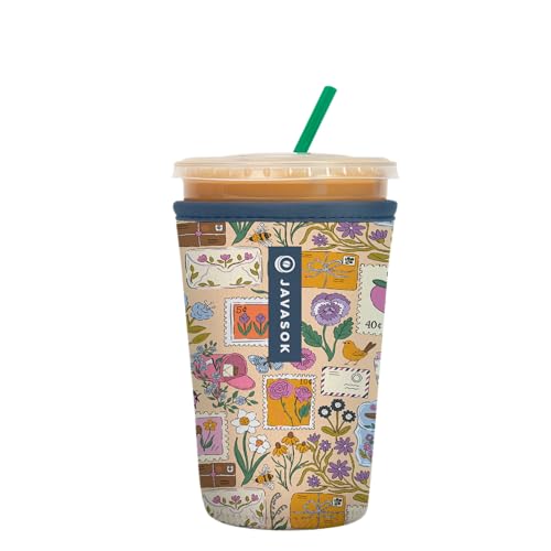 JavaSok Iced Coffee & Cold Soda Insulated Neoprene Cup Sleeve