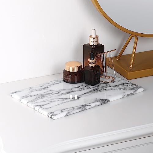 Italian Natural Marble Cutting Board for Kitchen Pastry Bread Macaron Display