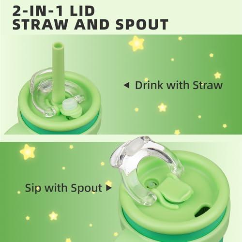 18 oz Tumbler with Handle and Straw
