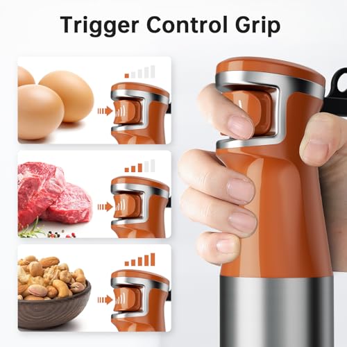 Immersion Blender Handheld Corded Hand Blenders Set 1100W