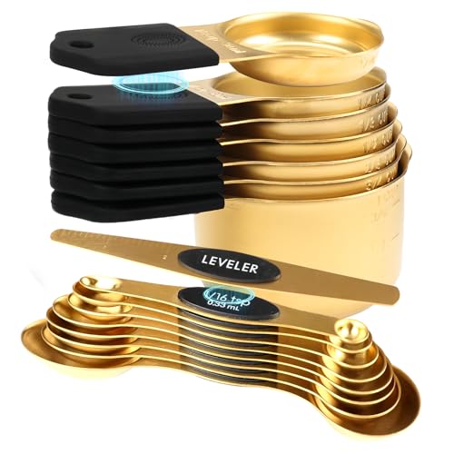 16 Piece Magnetic Measuring Cups and Spoons Set