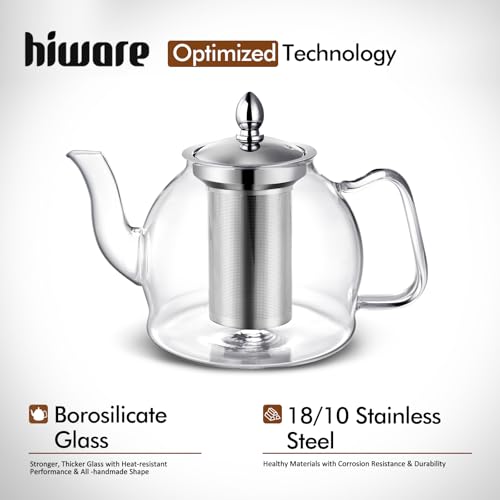 1500ml Glass Teapot with Removable Infuser