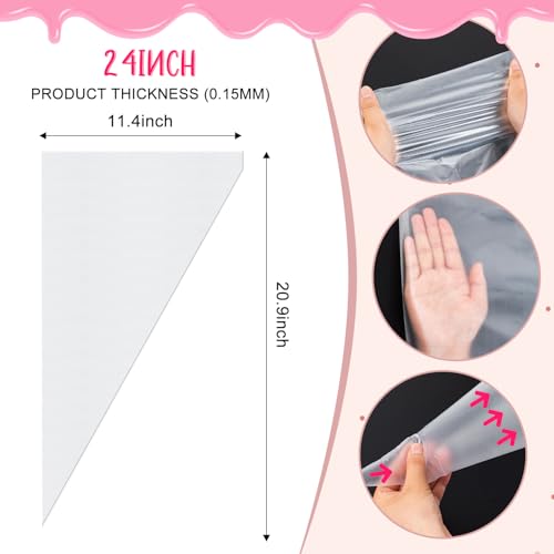 24 Inch Extra Large Piping Bags Disposable
