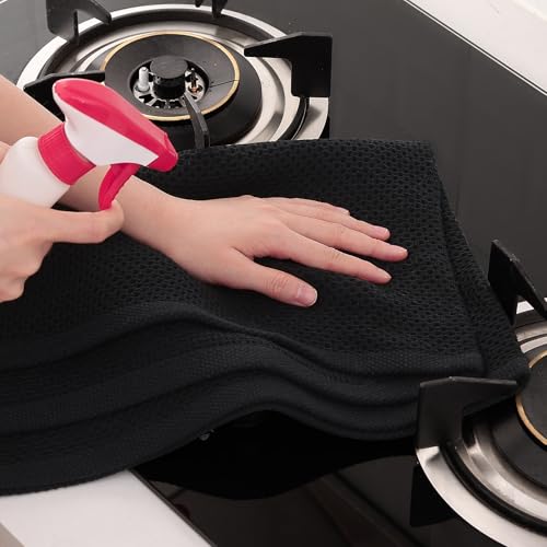 100% Cotton Oversized Waffle Weave Kitchen Towels 8 (8 Count)