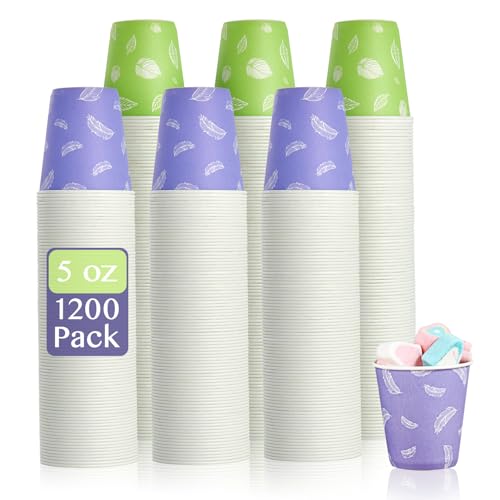 1200 Pack 5 oz Paper Cups (37.99 Count)