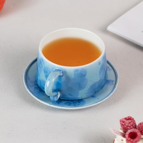 Tea Cups and Saucers Set of 2 (2 Count)