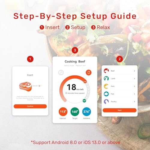 Wireless Meat Thermometer Digital