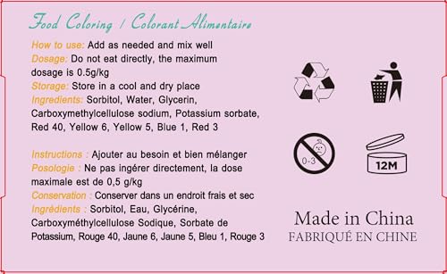 Food Coloring Gel (5.3 Fl Oz)