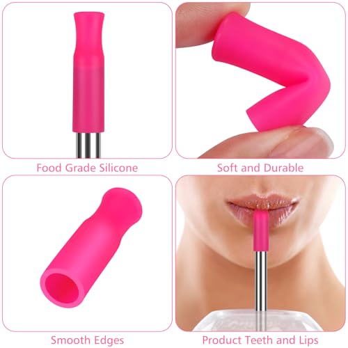 Silicone Straws Tips (22 Count)