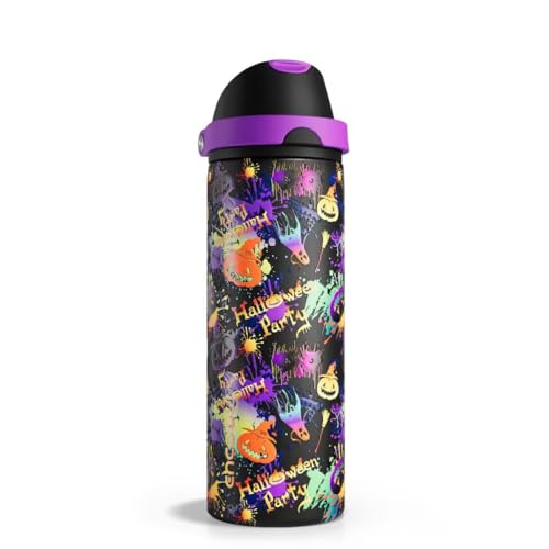 Insulated Water Bottle with Straw