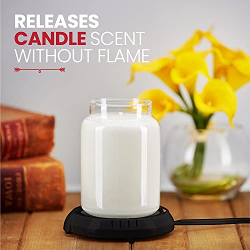 Candle Warmer Plate Safely Releases Scents Without a Flame