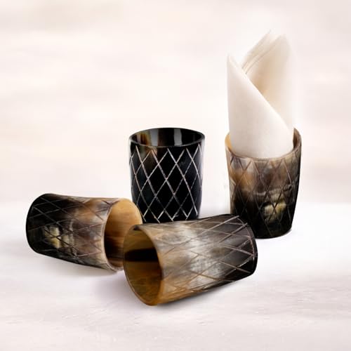 Viking Horn Shot Glasses Set of 4 (4 Count)