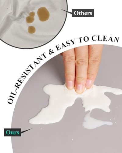 Light Gray Plastic Table Cover Protector