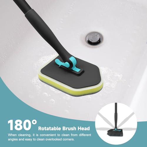 Shower Scrubber with Long Handle