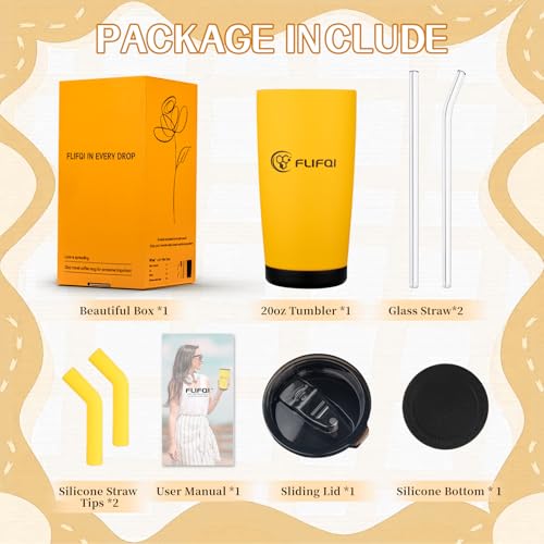 20oz Tumbler with Lid Double Wall Vacuum Insulated Travel Coffee Mug Stainless Steel Thermal Cup Powder Coated Sturdy Coffee Tumbler Gift for Hot and Cold Beverage
