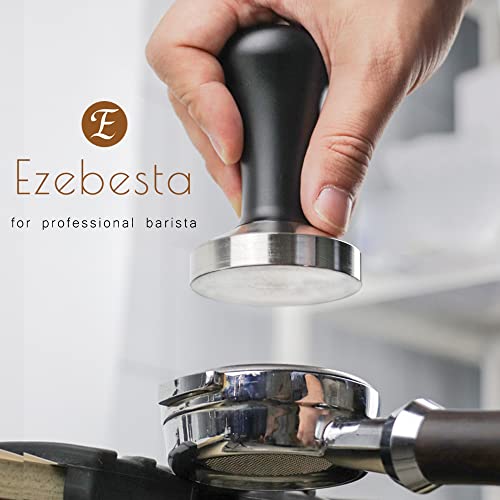 51mm Coffee Hand Tamper 304 Stainless Steel Base Professional Espresso Press for Portafilter Coffee Machine Barista Tool