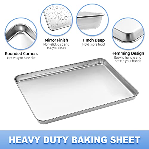 Baking Sheet with Wire Rack Set