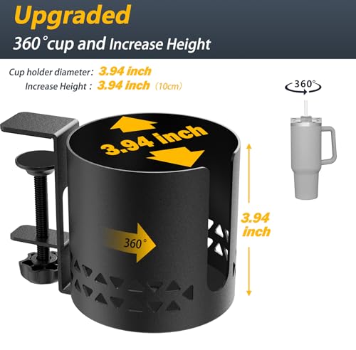 360° Rotating Desk Cup Holder