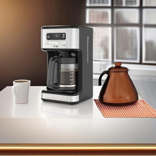 14 Cup Programmable Coffee Maker Stainless Steel (70 Fl Oz)