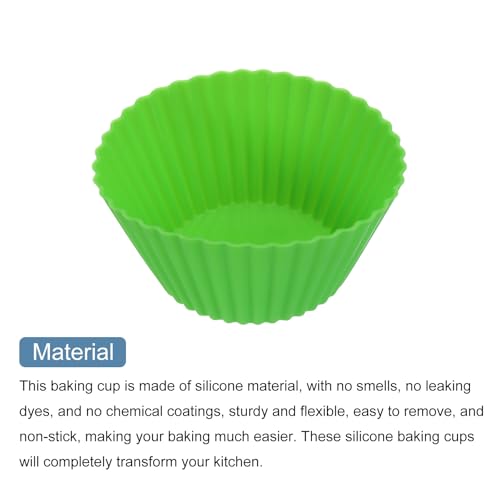 36Pcs Silicone Cupcake Liners