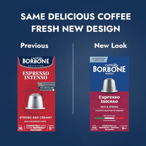 Espresso Intenso Aluminum Capsules Compatible with Nespresso Original Machines (50 Count)