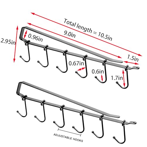 Mug Rack Under Cabinet (12 Count)