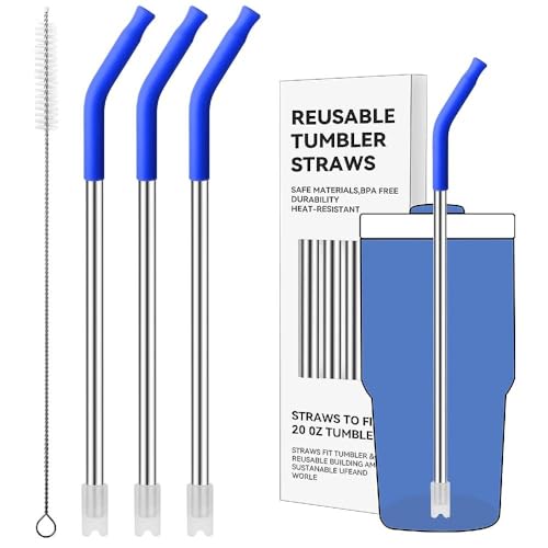Straight Metal Straws for Stanley 20oz