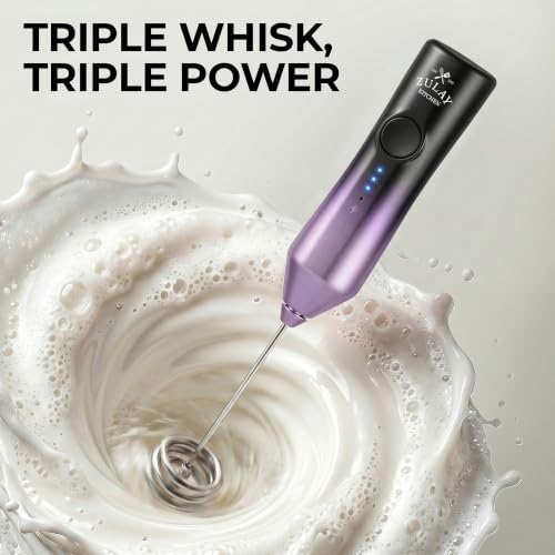 Rechargeable Milk Frother Handheld