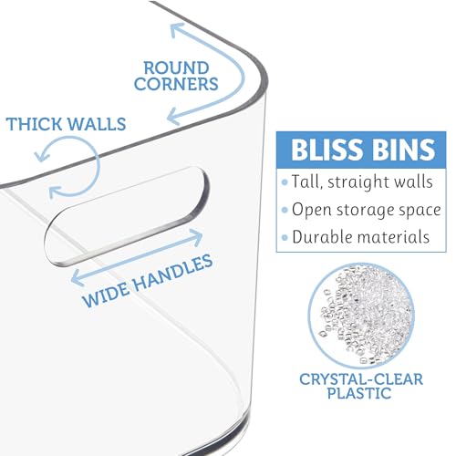Bliss 10" x 6" Open Clear Pantry Organizer Bin