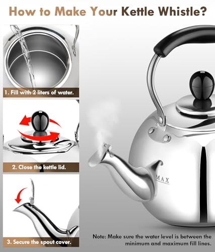 Stovetop Tea Kettle with Whistle